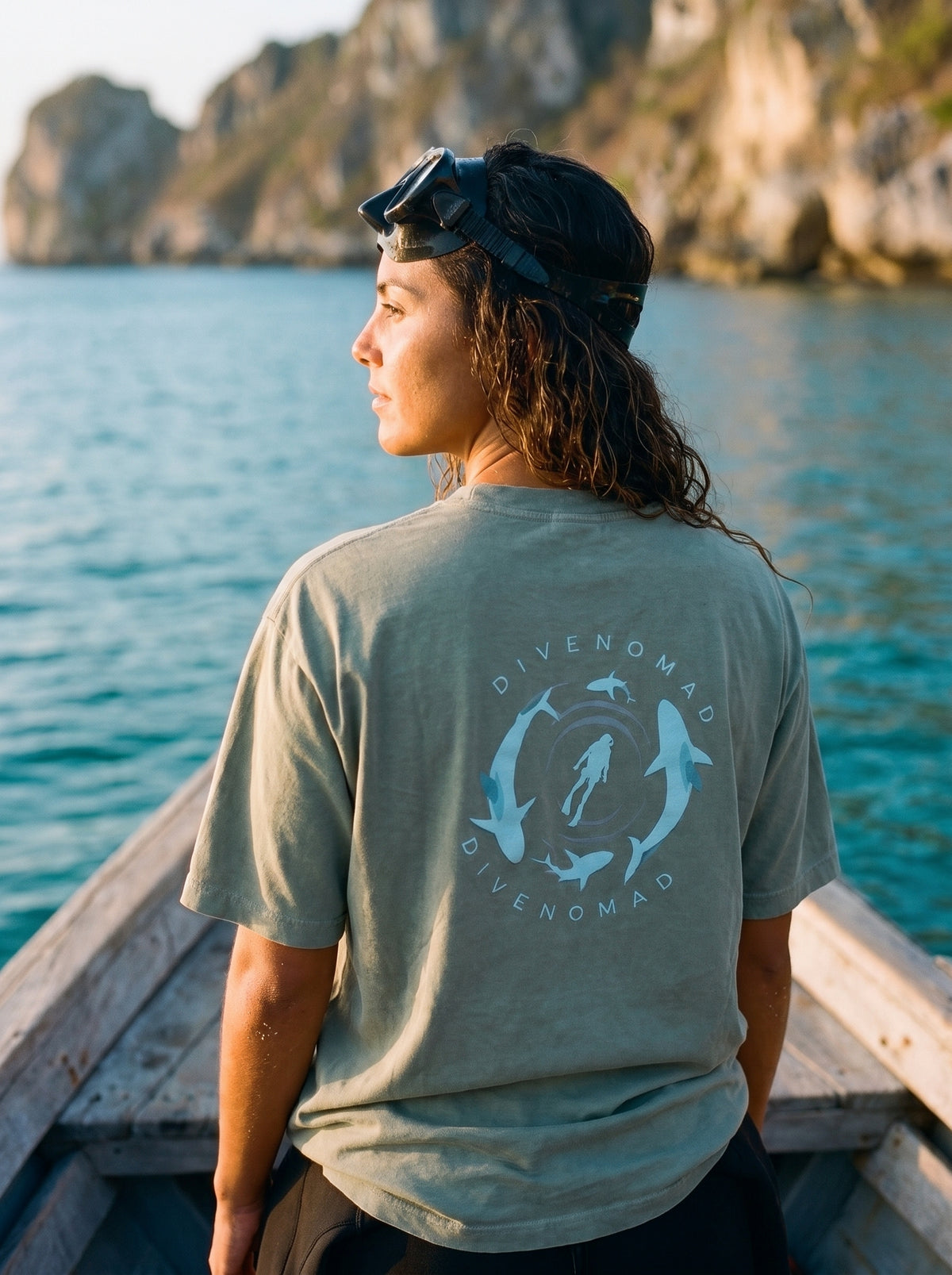 Camiseta The Blue Circle – Algodón Pima