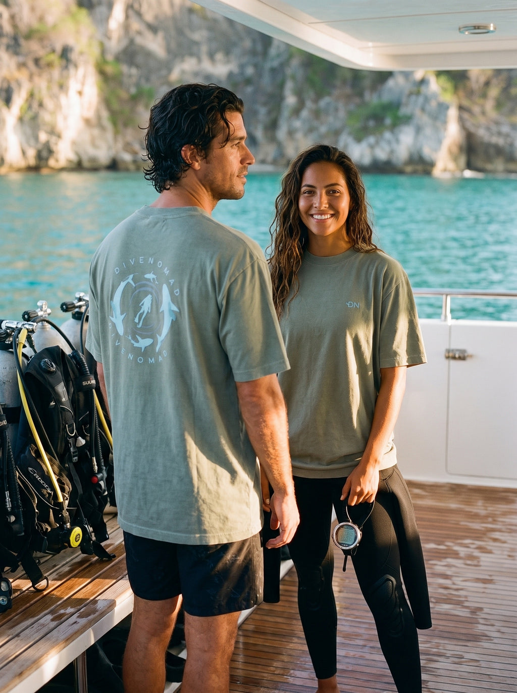 Camiseta The Blue Circle – Algodón Pima