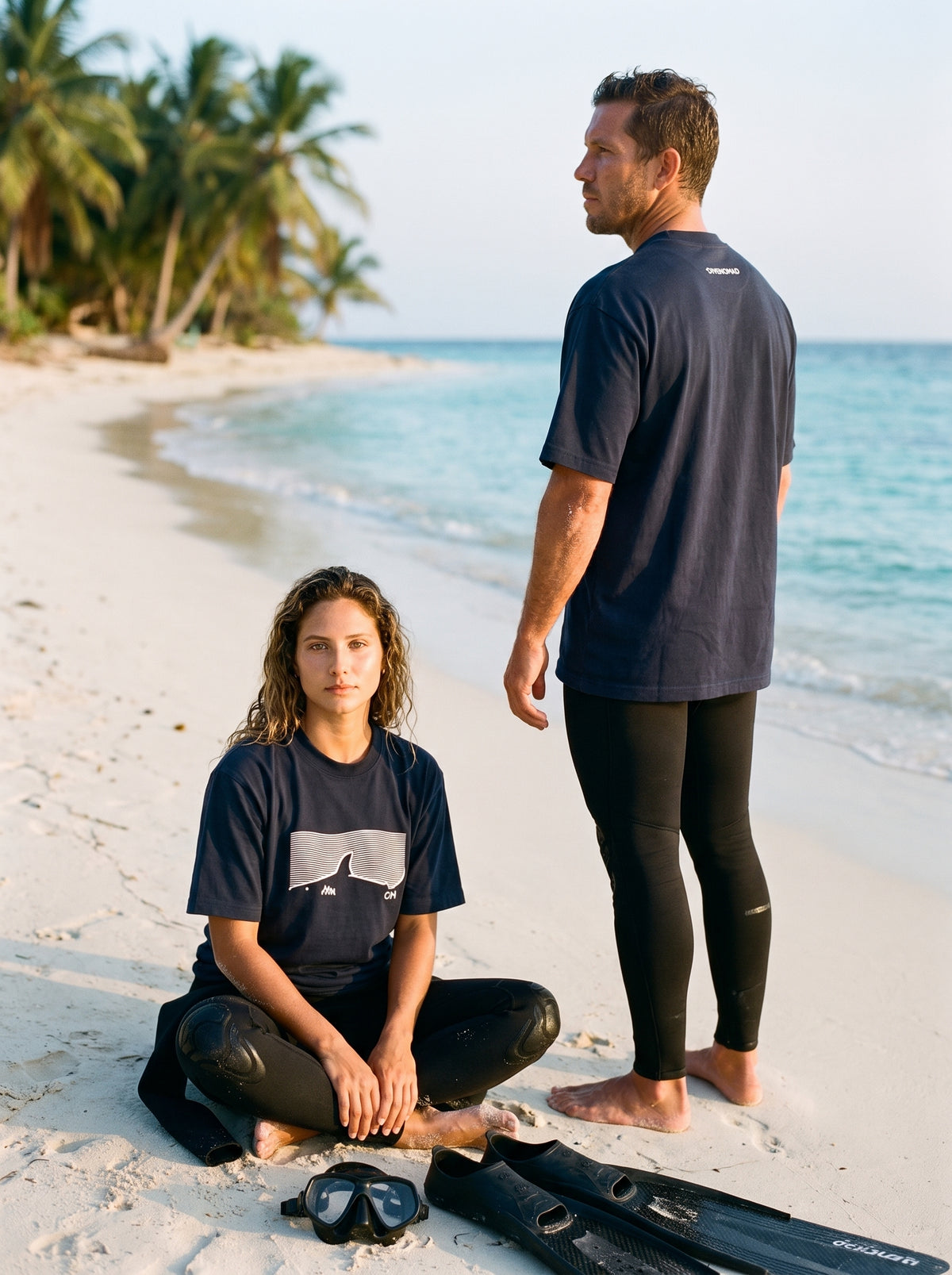 Camiseta Blue Silence – Algodón Pima
