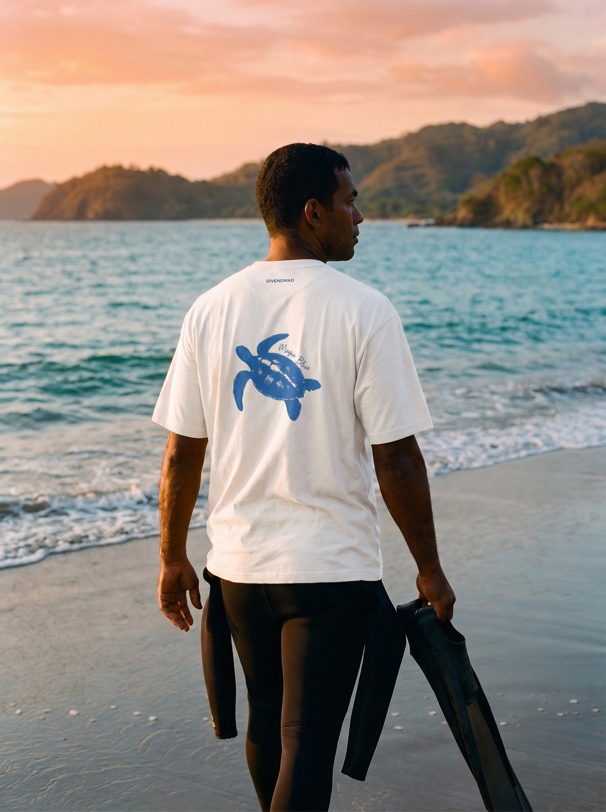 Camiseta Magic Blue – Algodón Pima